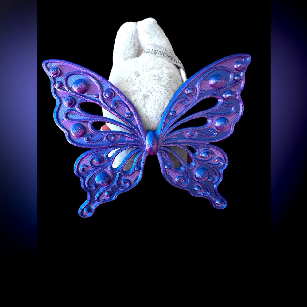 3D printed butterfly wings for labubu
